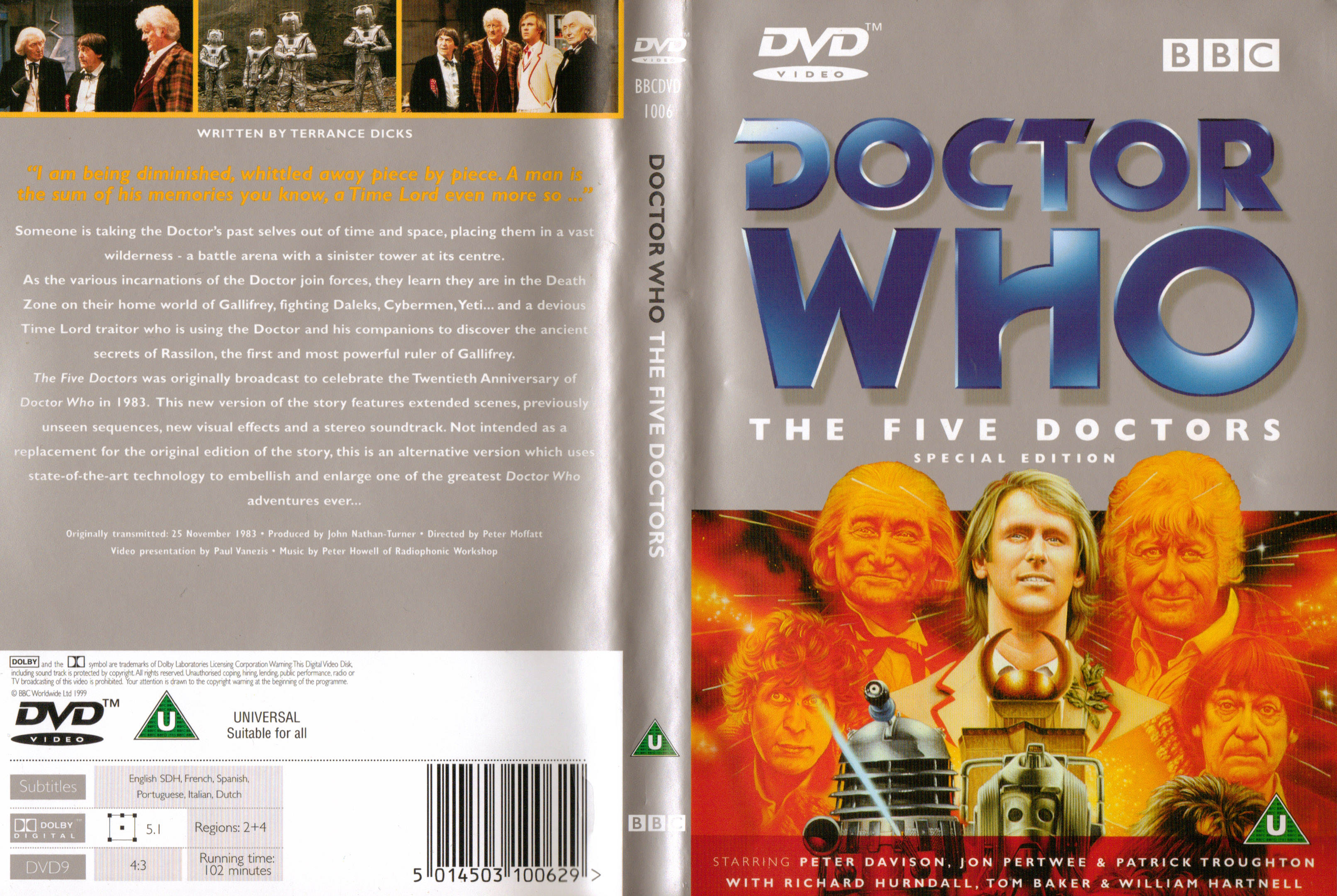 The Five Doctors DVD