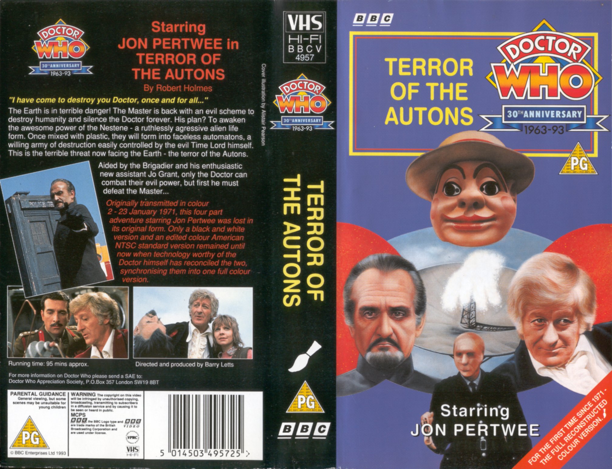 Terror of the Autons VHS