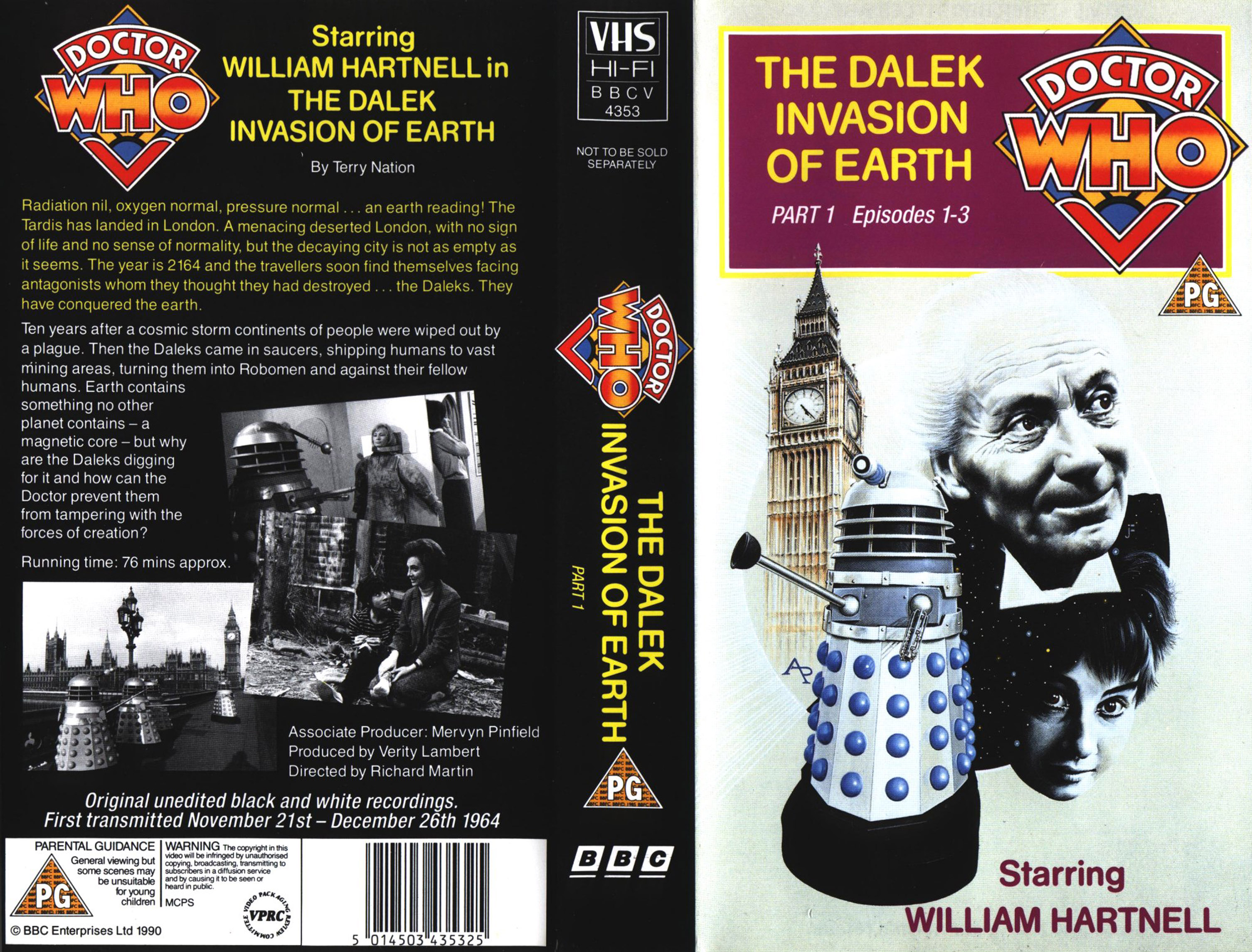 The Dalek Invasion of Earth VHS