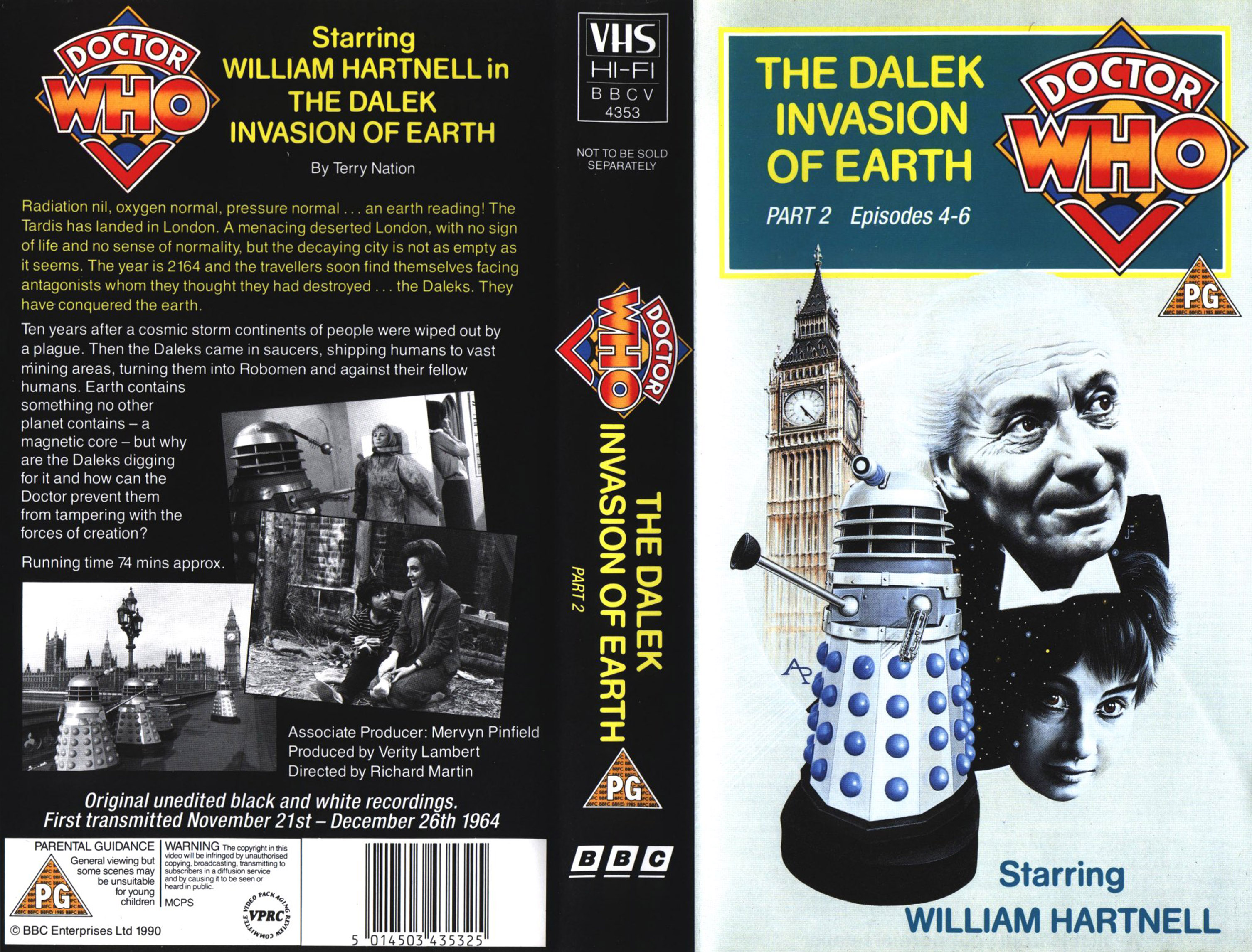The Dalek Invasion of Earth VHS